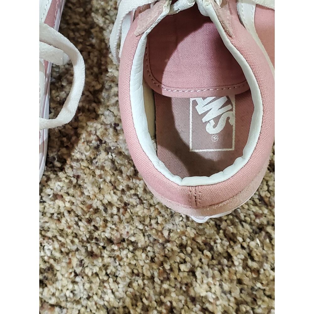 Vans Old Skool Women’s 6 Pink Suede Canvas Low Top Skate Shoes Classic VN000D3HY - Picture 8 of 11